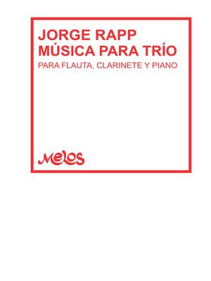 cover image of Jorge Rapp. Música para trío